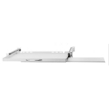 19" Pull-out shelf for keyboard and mouse, 350mm, Gray