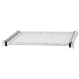 19" Pull-out shelf for keyboard and mouse, 350mm, Gray