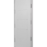 Rack Cabinet Corner 19" 6U, 330mm, Glass Door, Gray
