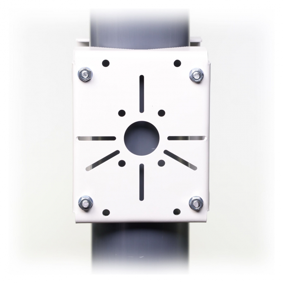 IPCamera DoubleSided Pole Mount, White Getic