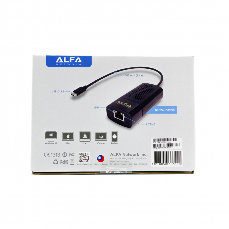 Alfa USB Adapter AUE2500C Getic