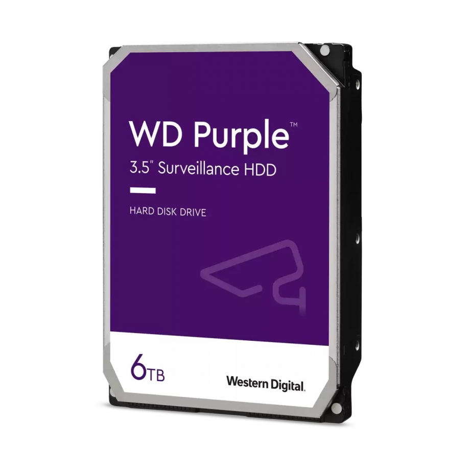 Western Digital Purple HDD SATA 6TB 6GB/S 128MB