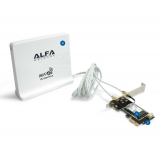 Alfa Wi-Fi 6E PCIe Card with Panel Antenna