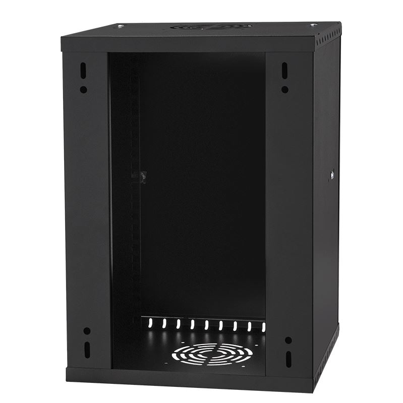 Rack Cabinet 10" 9U, 300MM Full Door, Black