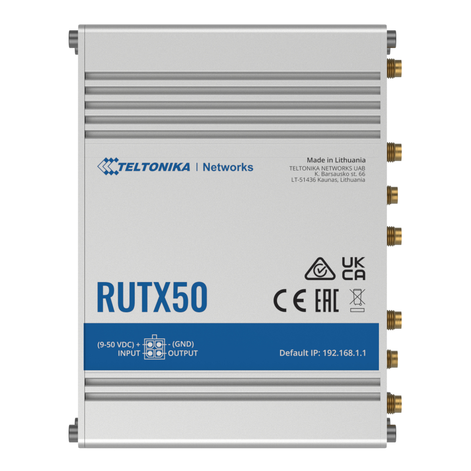 Teltonika RUTX50 Industrial 5G Router