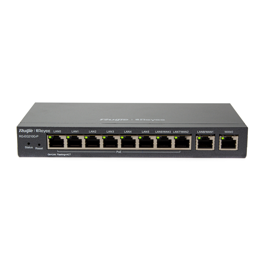 10 port poe gigabit switch with