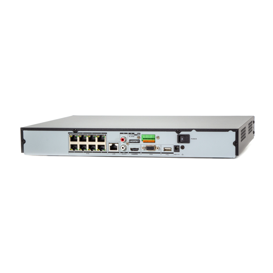 8-channel 4K PoE NVR DS-7608NXI-K2/8P