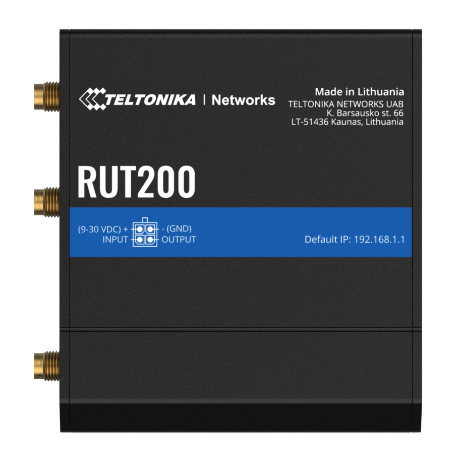 Teltonika RUT200 LTE Cat4 Router