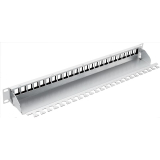 Modular patch panel 24-Port 19" 1U Gray