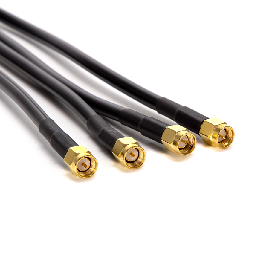 SMA Male to SMA Male 10m Twin Coaxial Cable