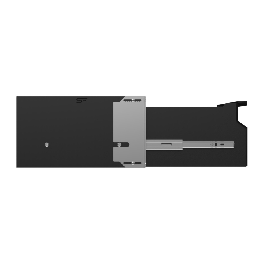 Rack Drawer 19" 4U, 320mm, Black