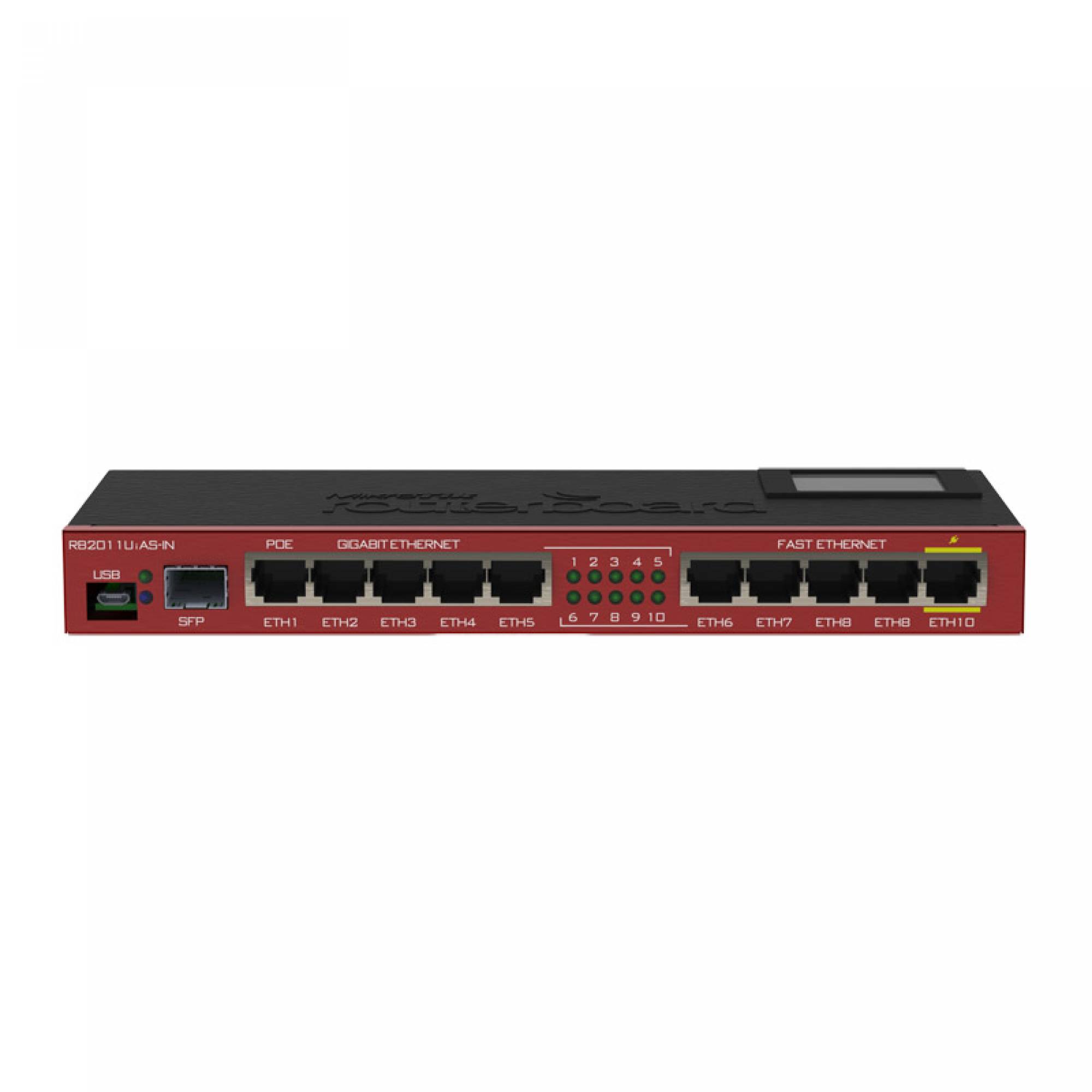 【新品未使用】MikroTik routerboard RB2011 Mikrotik Routerboard RB2011UiAS-2HnD-IN Sfp Port plus 10