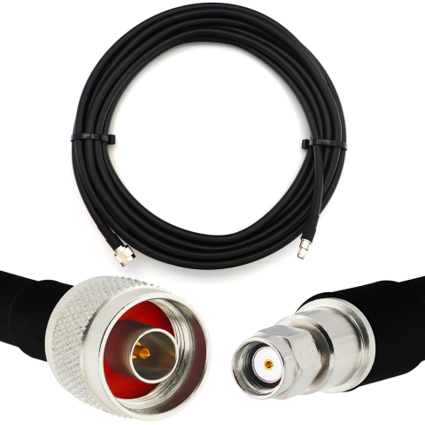 thumbnail image 2 of WiFi Expert LMR400UF SMA Male To SMA Male Coaxial RF Cable – USA Ship 2 of 6