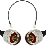N Male to N Male 50cm Coaxial Cable — HF240 (LMR240 equivalent)