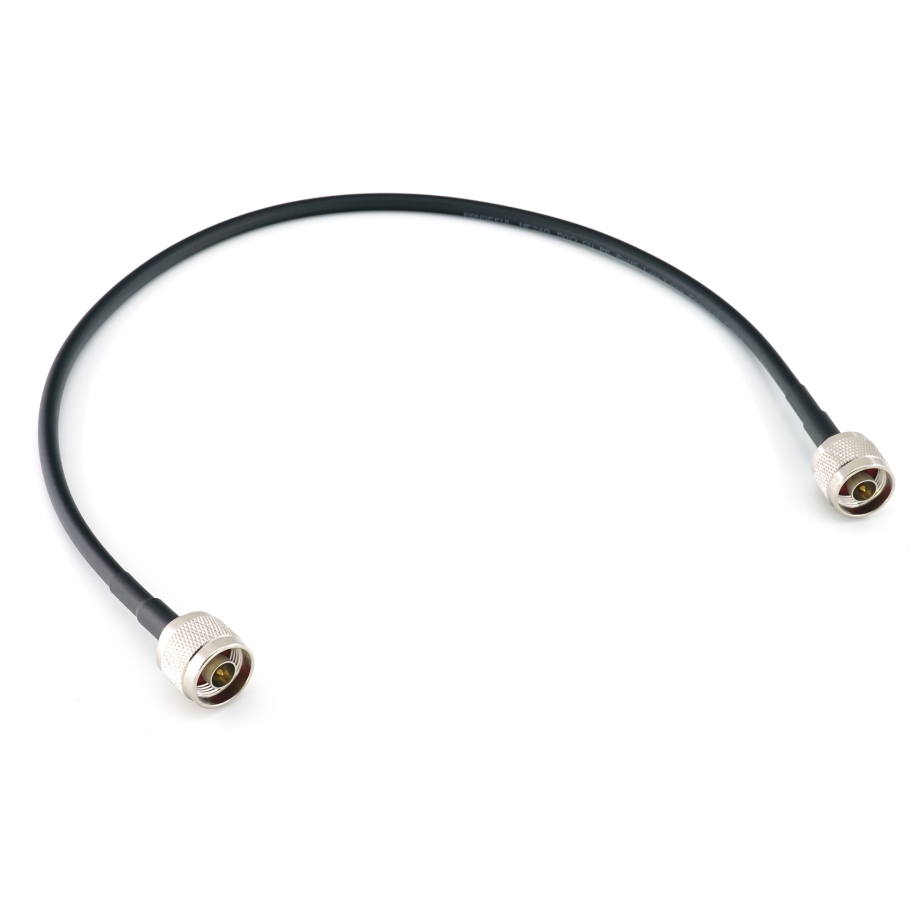 N Male to N Male 50cm Coaxial Cable — HF240 (LMR240 equivalent)