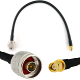 SMA Male to N Male 30cm Coaxial Cable — HF240 (LMR240 equivalent)