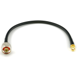 SMA Male to N Male 30cm Coaxial Cable — HF240 (LMR240 equivalent)