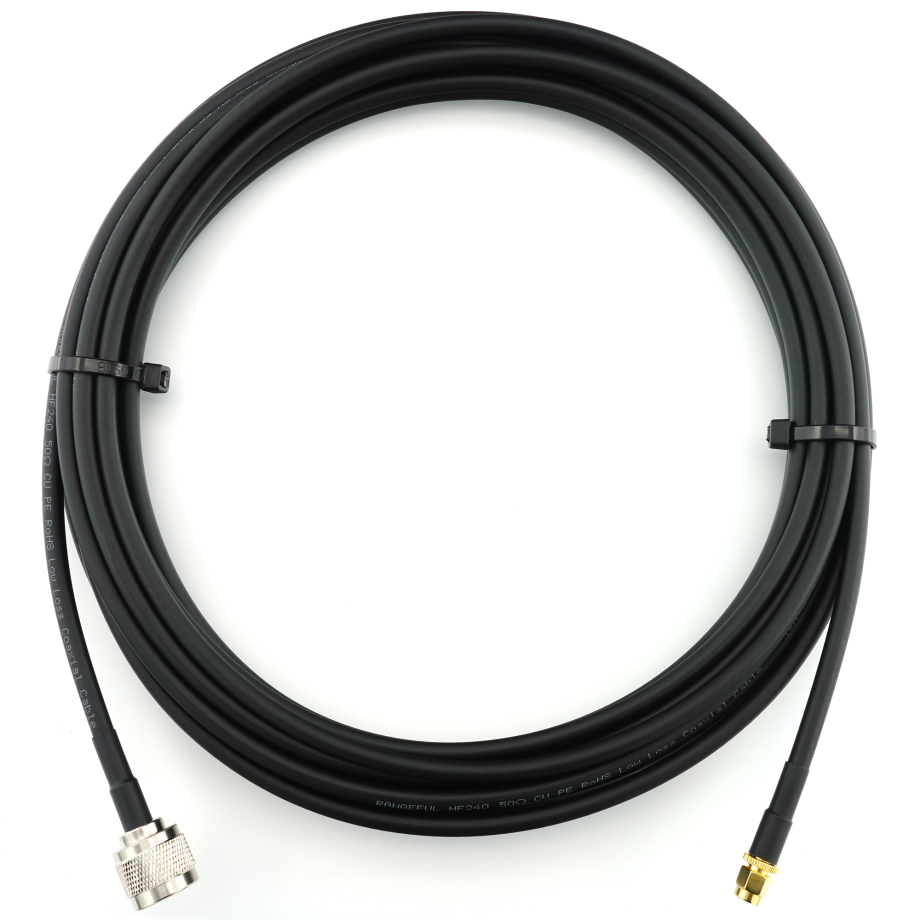SMA Male to N Male 5m Coaxial Cable — HF240 (LMR240 equivalent)