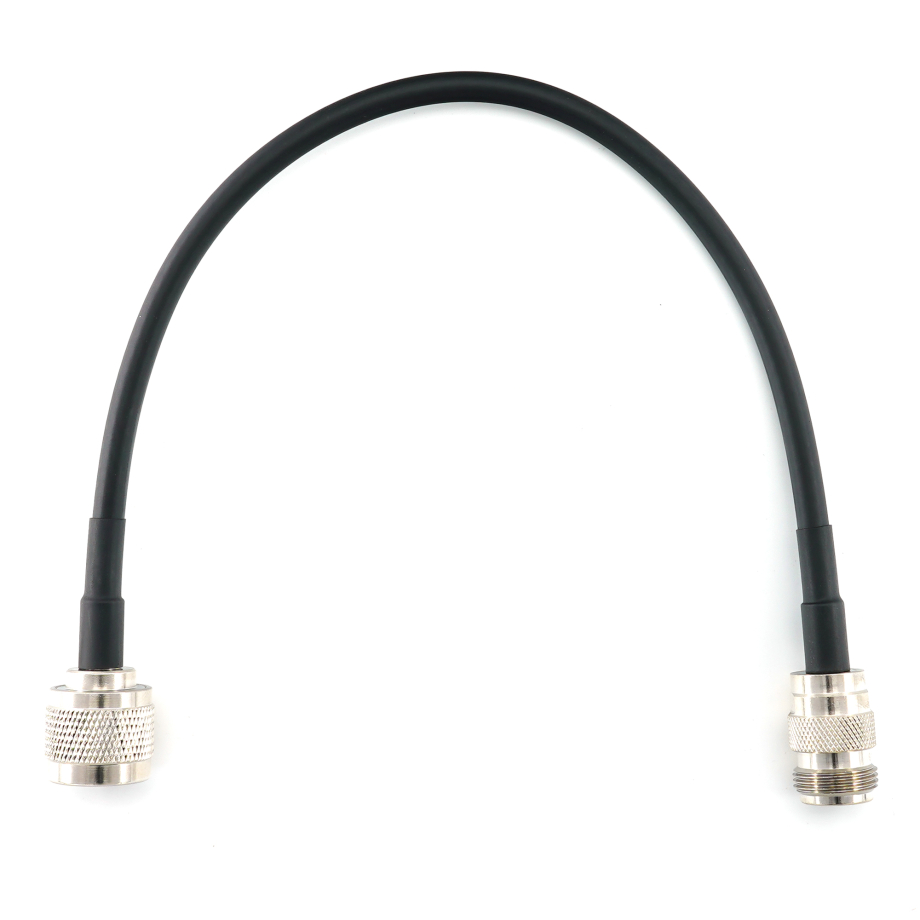 N Male to N Female 30cm Coaxial Cable — HF240 (LMR240 equivalent)