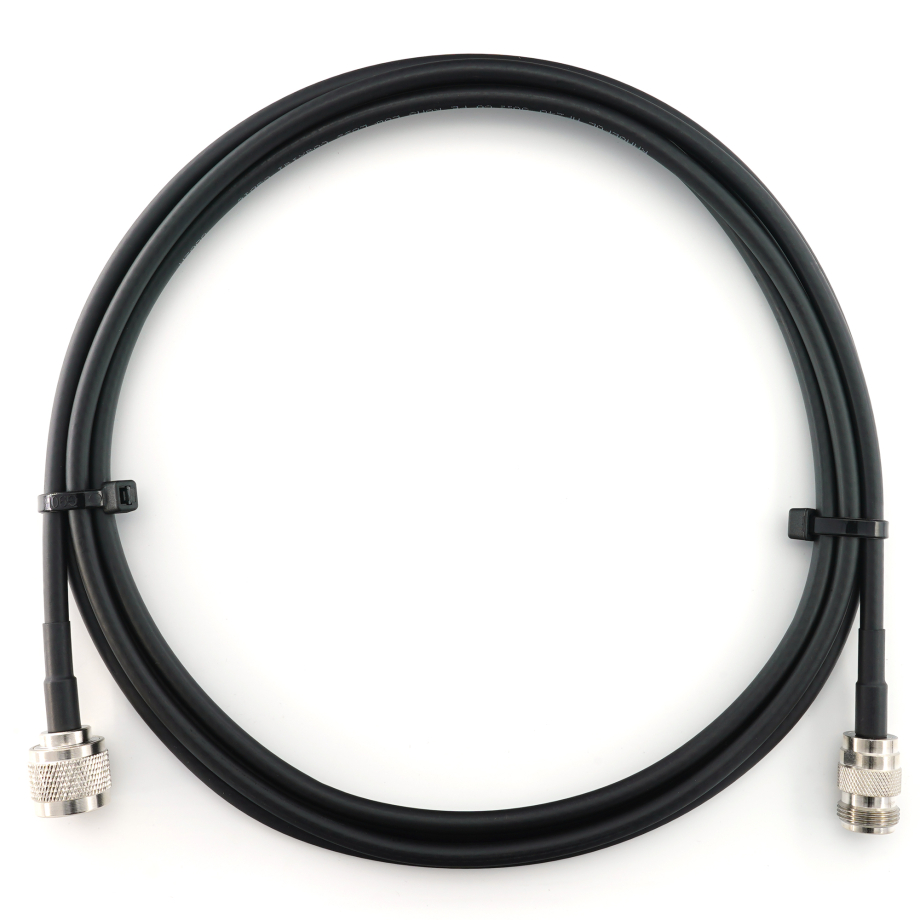 N Male to N Female 1m Coaxial Cable — HF240 (LMR240 equivalent)