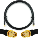SMA Male to SMA Male 1m Coaxial Cable — HF240 (LMR240 equivalent)