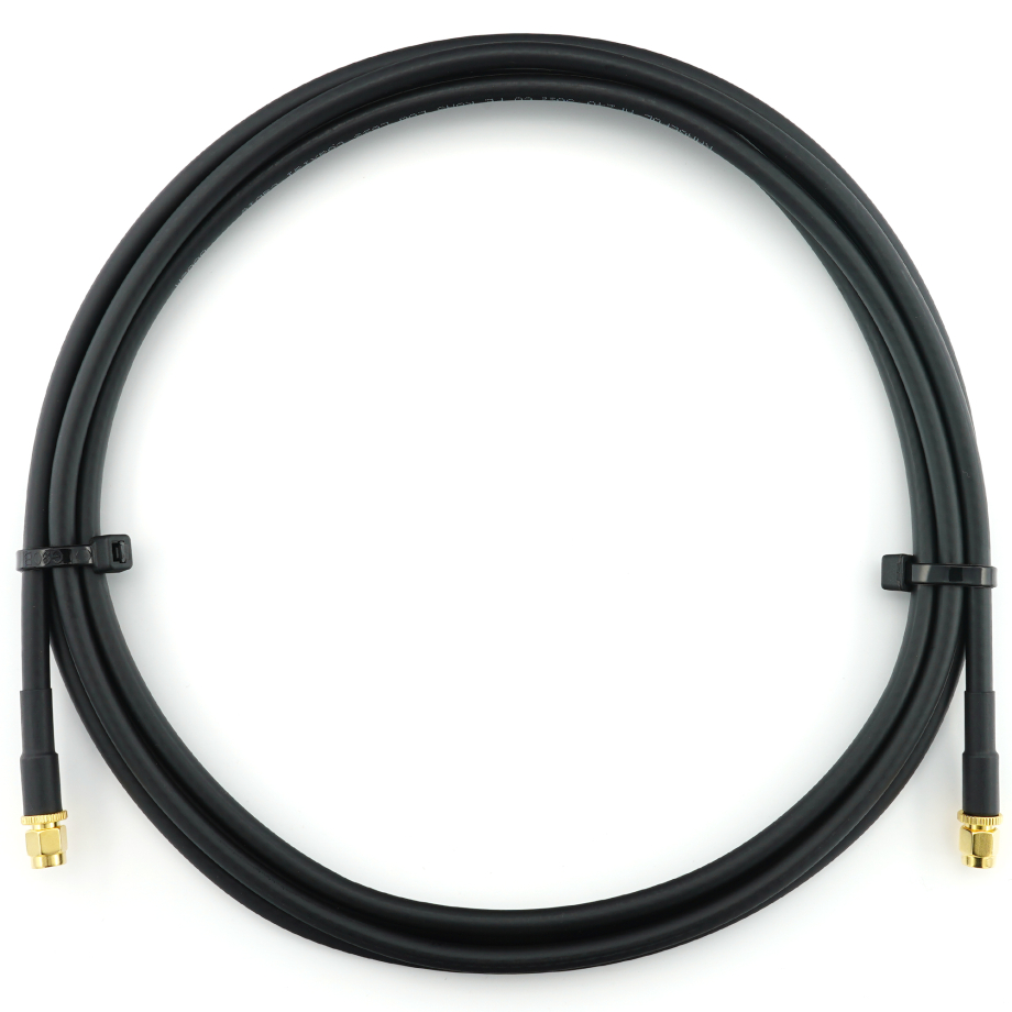 SMA Male to SMA Male 2m Coaxial Cable — HF240 (LMR240 equivalent)