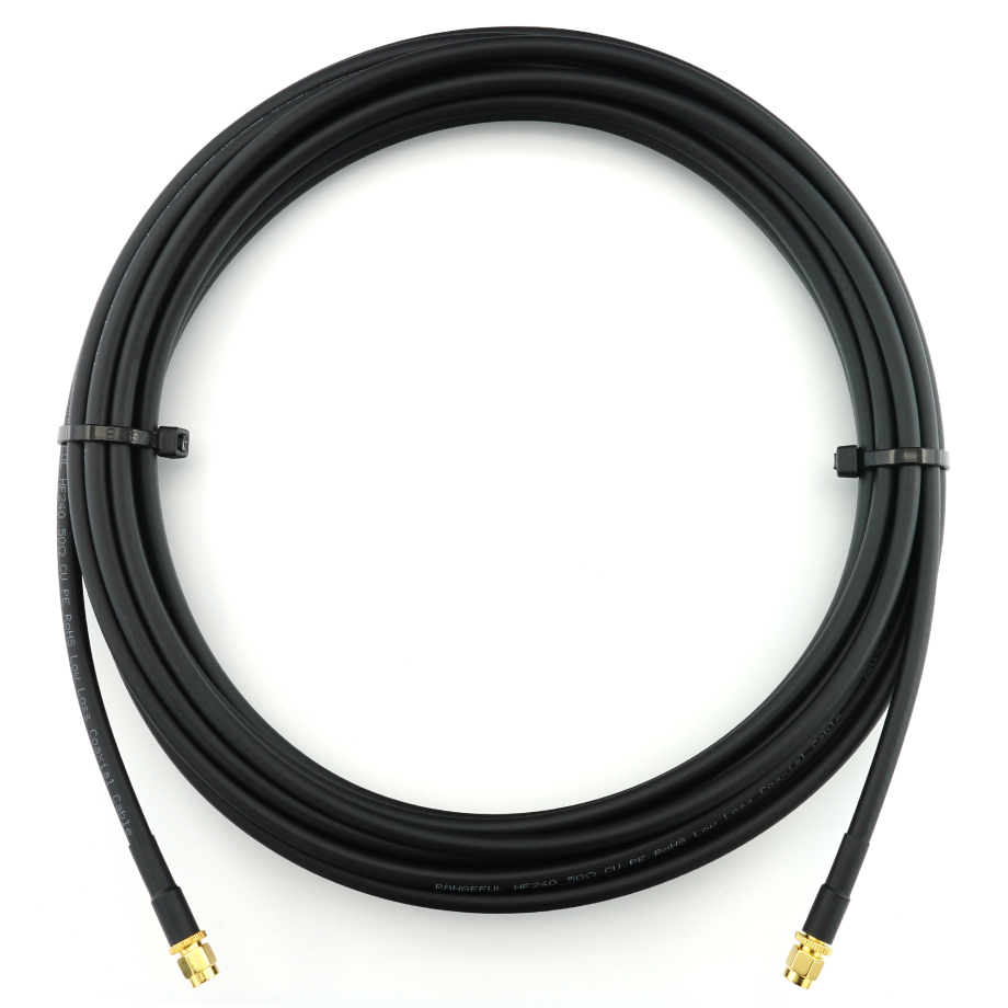 SMA Male to SMA Male 5m Coaxial Cable — HF240 (LMR240 equivalent)