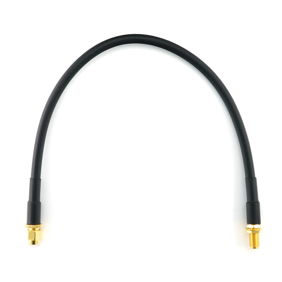 SMA Male to SMA Female 30cm Coaxial Cable — HF240 (LMR240 equivalent)