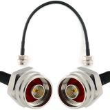 N Male to N Male Hex 30cm Coaxial Cable — HF240 (LMR240 equivalent)