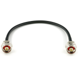 N Male to N Male Hex 30cm Coaxial Cable — HF240 (LMR240 equivalent)