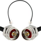 N Male to N Male Hex 50cm Coaxial Cable — HF240 (LMR240 equivalent)
