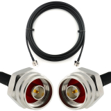 N Male to N Male Hex 5m Coaxial Cable — HF240 (LMR240 equivalent)