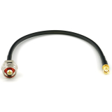 SMA Male to N Male Hex 30cm Coaxial Cable — HF240 (LMR240 equivalent)