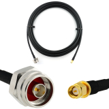 SMA Male to N Male Hex 5m Coaxial Cable — HF240 (LMR240 equivalent)