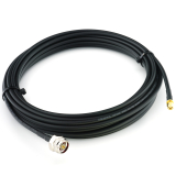 SMA Male to N Male Hex 5m Coaxial Cable — HF240 (LMR240 equivalent)