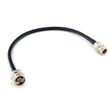 N Male Hex to N Female 30cm Coaxial Cable — HF240 (LMR240 equivalent)