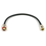N Male Hex to N Female 30cm Coaxial Cable — HF240 (LMR240 equivalent)