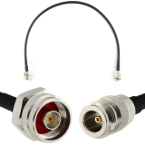 N Male Hex to N Female 50cm Coaxial Cable — HF240 (LMR240 equivalent)