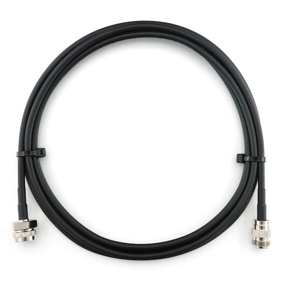 N Male Hex to N Female 2m Coaxial Cable — HF240 (LMR240 equivalent)