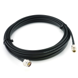 N Male Hex to N Female 5m Coaxial Cable — HF240 (LMR240 equivalent)