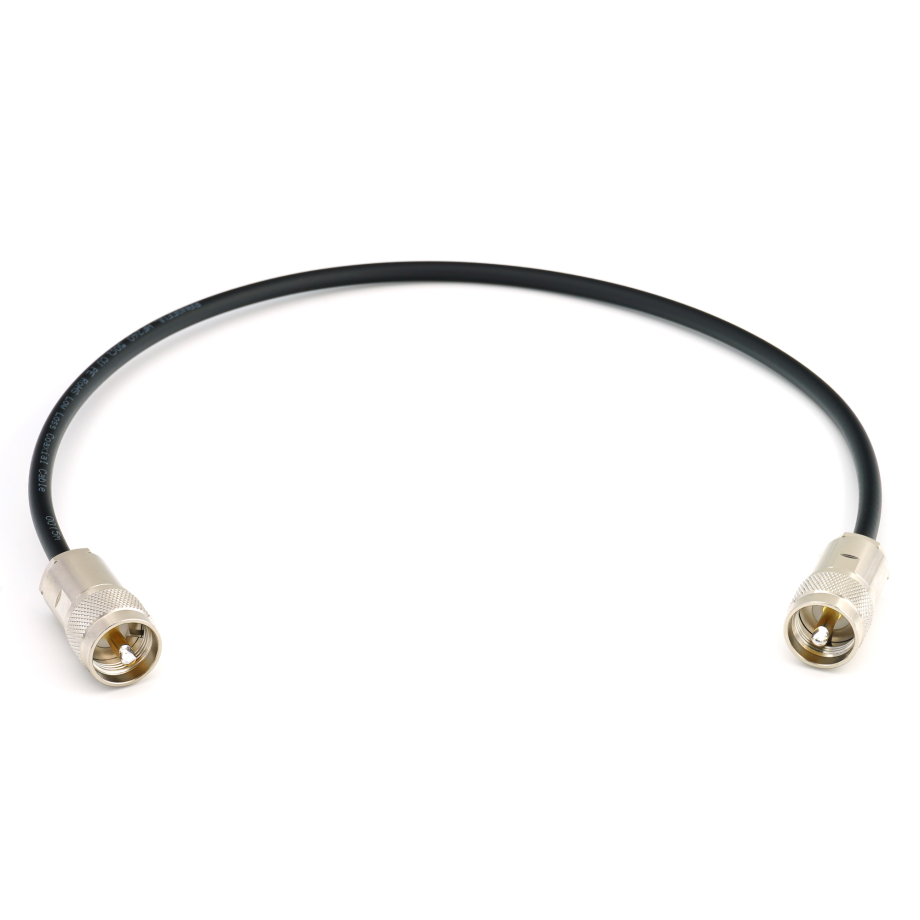 PL259 to PL259 50cm UHF CB Radio Coaxial Cable — HF240 (LMR240 equivalent)