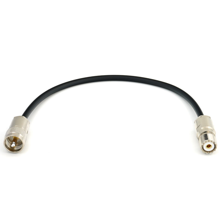 PL259 to SO239 30cm UHF CB Radio Coaxial Cable — HF240 (LMR240 equivalent)