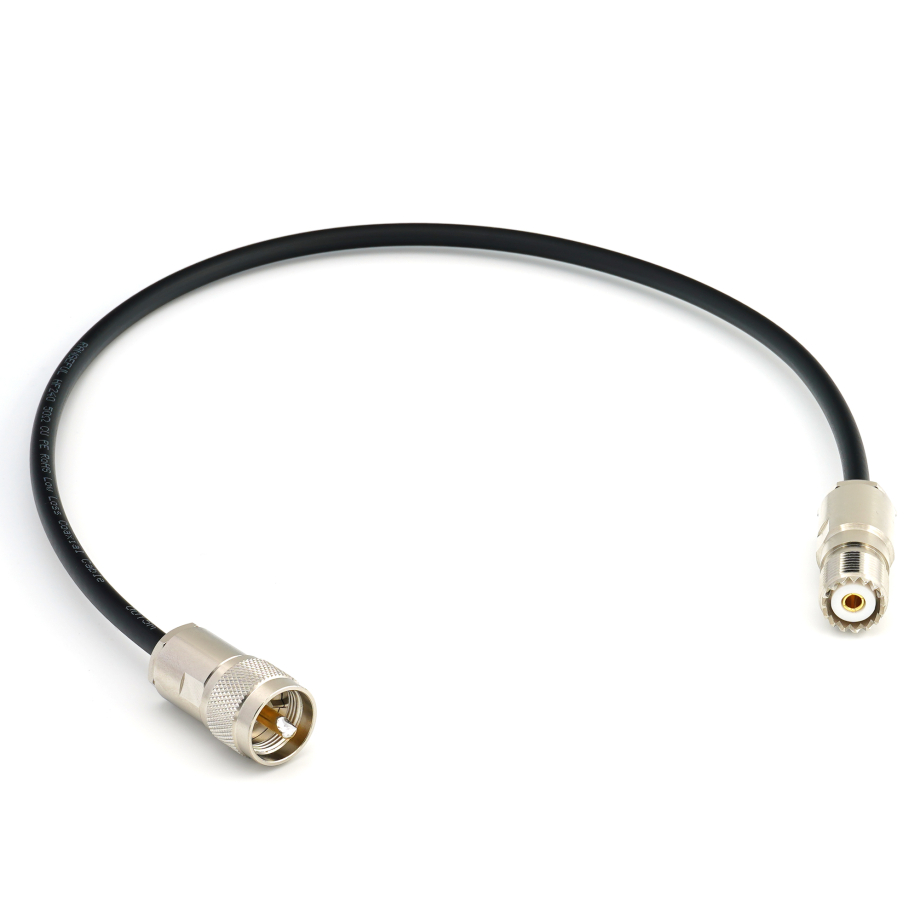 PL259 to SO239 50cm UHF CB Radio Coaxial Cable — HF240 (LMR240 equivalent)