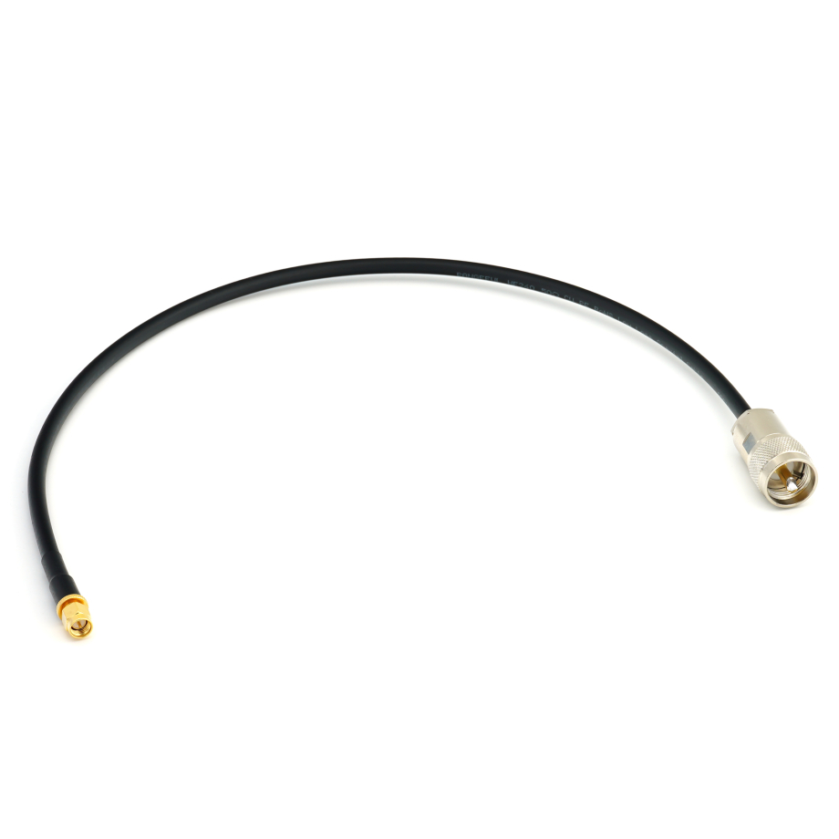 SMA Male to PL259 50cm UHF CB Radio Flexible Coaxial Cable — HF240 (LMR240 equivalent)