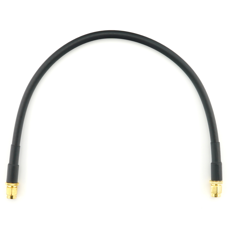 RP-SMA Male to RP-SMA Male 30cm Coaxial Cable — HF240 (LMR240 equivalent)