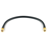 RP-SMA Male to RP-SMA Male 30cm Coaxial Cable — HF240 (LMR240 equivalent)