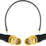 RP-SMA Male to RP-SMA Male 50cm Coaxial Cable — HF240 (LMR240 equivalent)