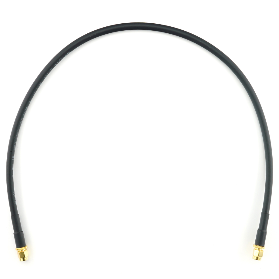 RP-SMA Male to RP-SMA Male 50cm Coaxial Cable — HF240 (LMR240 equivalent)