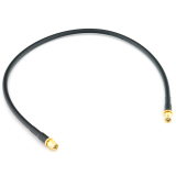 RP-SMA Male to RP-SMA Male 50cm Coaxial Cable — HF240 (LMR240 equivalent)