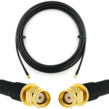 RP-SMA Male to RP-SMA Male 5m Coaxial Cable — HF240 (LMR240 equivalent)